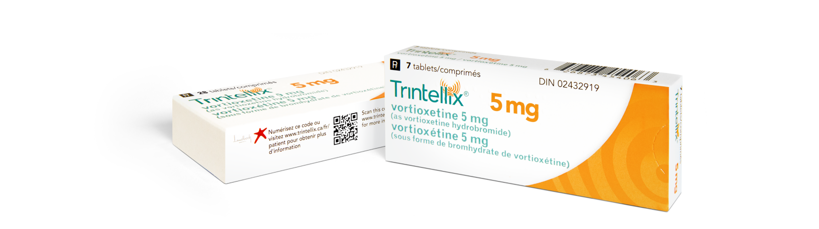 Trintellix 5mg outer packaging